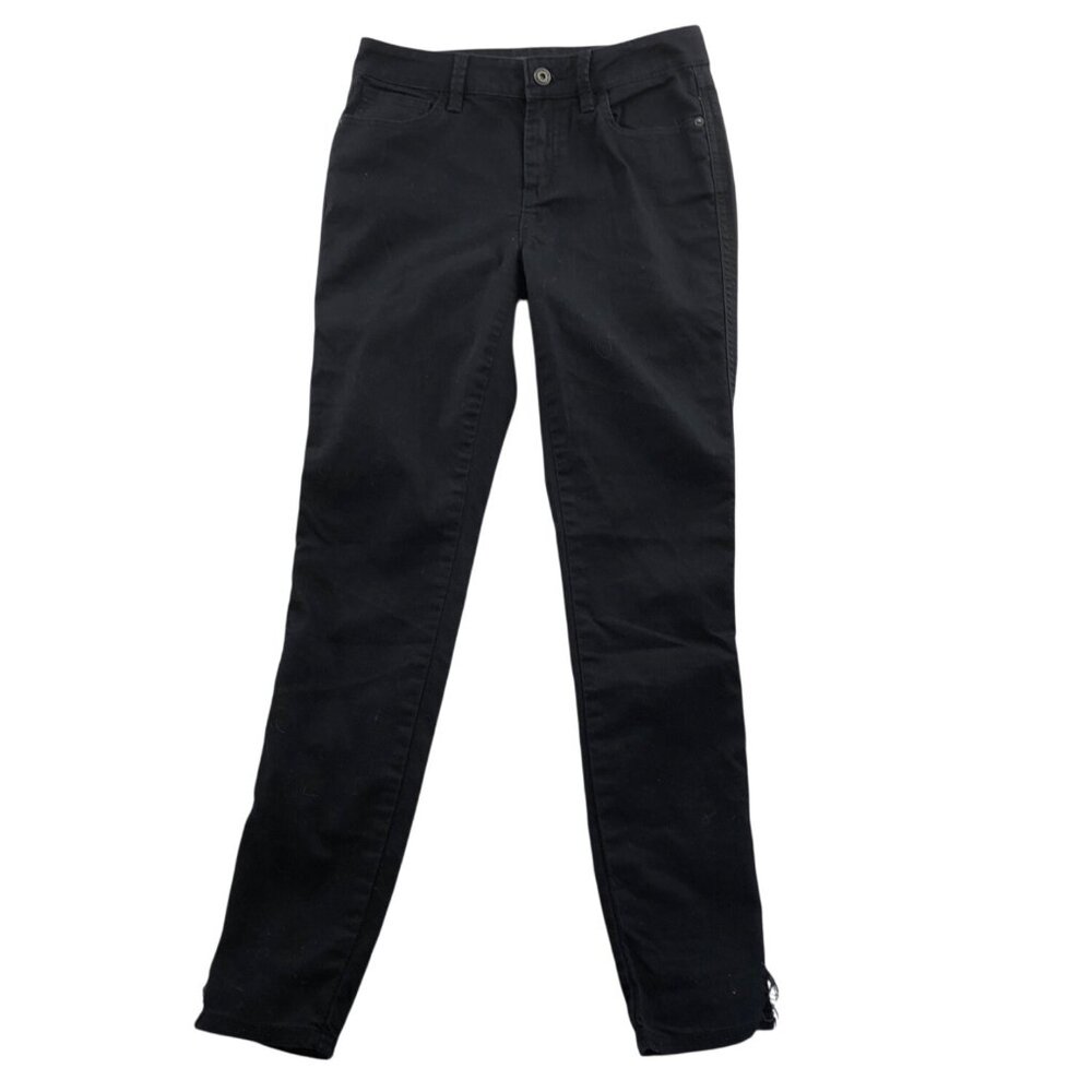 Prana Womens Jeans Size 4/27 Black Denim Skinny Ankle Casual Mid Rise Stretch